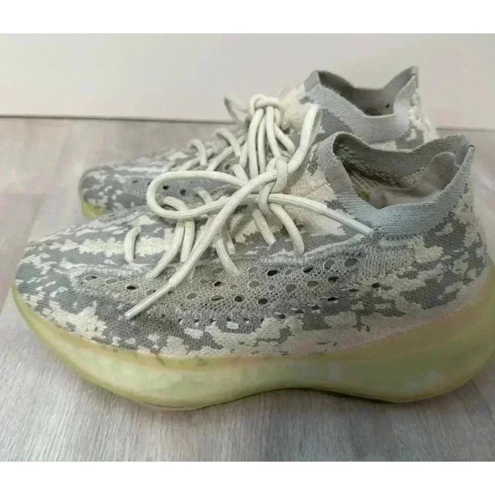 Adidas‎ Yeezy Boost 380 'Alien' Sneakers Size 7 Mens Gray White Primeknit - Picture 4 of 7